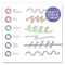 Crayola Signature Metallic Outline Paint Markers, Bullet Tip, Assorted Colors, 6PK 58-6701 - alternate 3